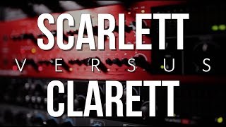 Scarlett VS Clarett  Interface Shootout w Orlando Drummer [upl. by Marjana33]