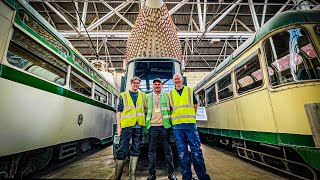 Explore Blackpool Tram Museum Depot TRAMTOWN [upl. by Marcia]