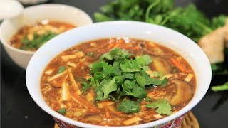 BETTER THAN TAKEOUT  Authentic Hot And Sour Soup Recipe 酸辣汤 [upl. by Nocaed]