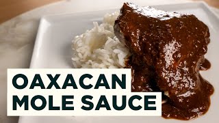 Oaxacan Mole Negro Recipe  How to cook Mexican Cocolate Mole Sauce [upl. by Wappes648]