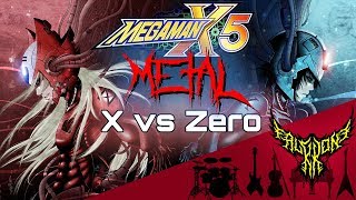 Megaman X5  X vs Zero 【Intense Symphonic Metal Cover】 [upl. by Xineohp]