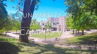 University of Arkansas Campus Tour amp Visit WALKING TOUR [upl. by Nudnarb]