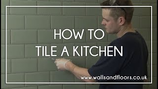 How to Tile a Kitchen [upl. by Etnad]