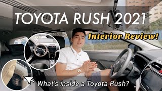 TOYOTA RUSH 2021 BEGINNERS GUIDE Part 2 Interior Full Review  Team DC ♥ [upl. by Evanthe327]