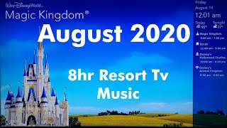 RESORT TV CHANNEL DISNEY AUG 2020 8hr [upl. by Cris]