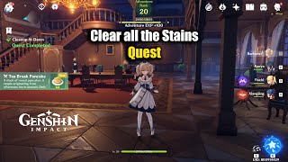 Genshin Impact Clean all the stains Quest [upl. by Euqnom]