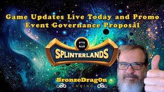 Splinterlands Updates Live Today and Promo Event News [upl. by Siramaj46]