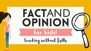 Fact or Opinion for Kids UPDATED [upl. by Ume]