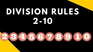 Divisibility Rules 210 [upl. by Danieu]