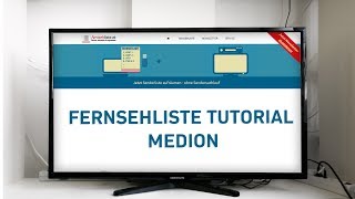 Fernsehliste auf Medion TVs installieren  Tutorial [upl. by Caldera]