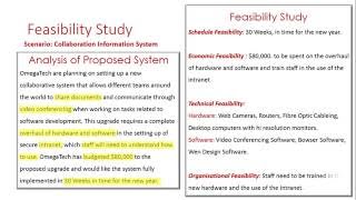 Feasability Study [upl. by Warfourd]