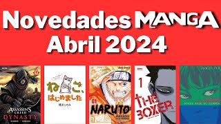 NOVEDADES MANGA Abril 2024 [upl. by Kathrine20]