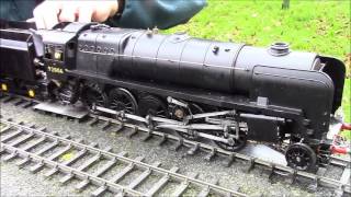 BR Standard 9F Live Steam Gauge 1 Coal fired Locomotive [upl. by Silberman]