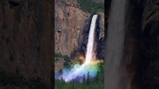 Bridalveil Fall in Yosemite National Park California [upl. by Haianeb]