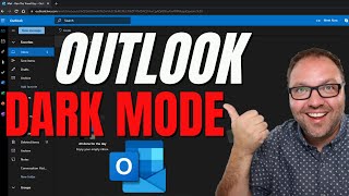 How to Turn On Outlook Dark Mode  Outlook Online [upl. by Obe]