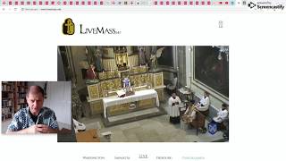 Daily Latin Mass FSSP LIVE  Breviary amp Missal [upl. by Akapol]