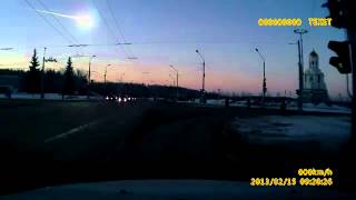 DASH CAM FOOTAGE Chelyabinsk Meteor February 15th 2013 [upl. by Whitebook102]