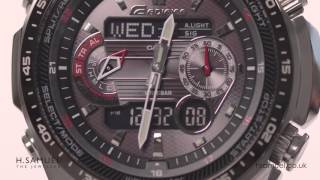 Introduction to Casio Edifice Solar Powered Radio Controlled Watch ECWM300EDB1AE  Features amp Demo [upl. by Martie699]