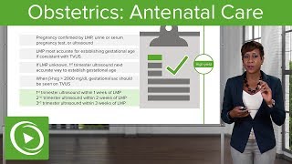 Antenatal Care – Obstetrics  Lecturio [upl. by Sofia47]