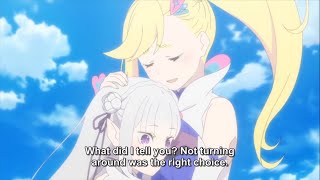 Minerva hug Emilia  Rezero Season 2 ENG SUB [upl. by Rima]