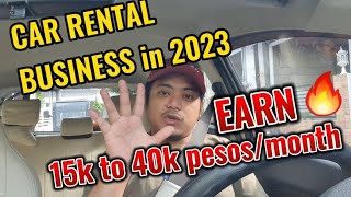 5 Steps Paano magsimula ng CAR RENTAL Business [upl. by Isa]