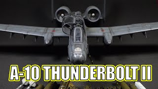 148 A10 Thunderbolt II  HobbyBoss 80324  Complete Build amp Paint Video [upl. by Ailey]