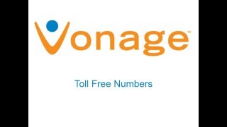 Vonage Toll Free Numbers [upl. by Hermosa764]