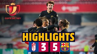 🤯 LATE COMEBACK DRAMA  HIGHLIGHTS  Granada 35 Barça [upl. by Tremann71]