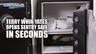 Terry WhinYates Opens Sentry Safe in Seconds [upl. by Winebaum25]