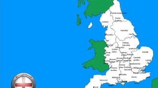 Map of England [upl. by Amargo]