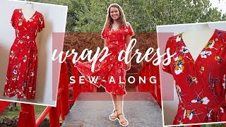 Wrap Dress SEWALONG  DIY Sewing Tutorial  Paige Handmade [upl. by Ogden]