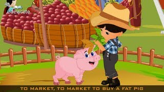 Edewcate english rhymes  To market to market [upl. by Winthorpe]