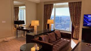 Palazzo Las Vegas Executive Theater One Bedroom Suite with Pool Table [upl. by Aivul]