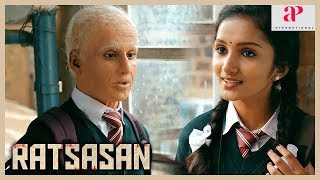 Ratsasan Movie Scenes  Vishnu Vishal learns Saravanans past  Radha Ravi  Kaali Venkat [upl. by Arahat787]