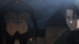 The Beast Jaw and Cart Titans Battle At Liberio vs The Scouts  Attack on Titan Season 4 Episode 7 [upl. by Atima]