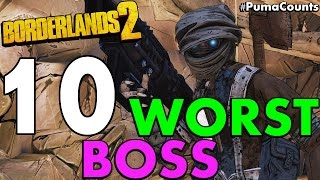 Top 10 Worst and Hardest Bosses and Raid Bosses in Borderlands 2 PumaCounts [upl. by Ennire]