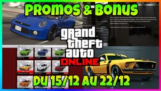 PROMOTION ET BONUS DE LA SEMAINE GTA5 ONLINE  INFO ROCKSTAR DLC [upl. by Ridglea106]