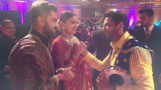 Virat Kohli amp Anushka sharma Reception Gurdas Maan Live [upl. by Harwell818]