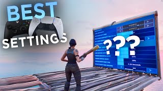 The BEST Controller Settings for Fortnite  INSANELY SMOOTH PS5XBOXPC [upl. by Enhpad]