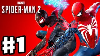 SpiderMan 2  Gameplay Walkthrough Part 1  Peter Parker and Miles Morales Fight Sandman [upl. by Anele]