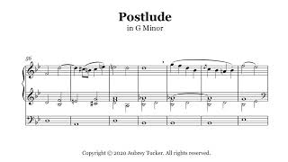 Organ Postlude in G Minor  E L Ashford [upl. by Liuqa]