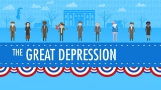 The Great Depression Crash Course US History 33 [upl. by Oderf884]