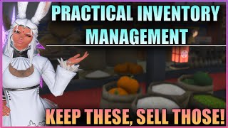 FFXIV Inventory Management Guide Keep these Sell ThoseNew Player Guide [upl. by Royall260]