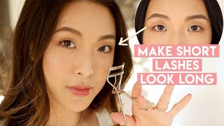 LASH ROUTINE How to curl straight stubborn lashes [upl. by Ninetta730]