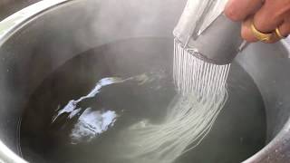 Thai Rice Flour Noodles Recipe [upl. by Apollus]