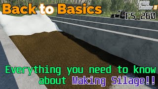 Farming Simulator 19  Back to Basics  A beginners guide to Making Silage [upl. by Ferris]