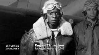 Tuskegee Airmen Dr Eugene Richardson 100 Years of Heroes [upl. by Tobey]