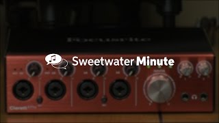 Focusrite Clarett 4Pre Audio Interface Review by Sweetwater [upl. by Adan890]