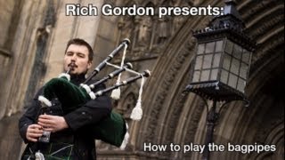 How to play the bagpipes Part 1 Old version [upl. by Cis]