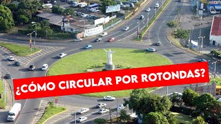 ✔️ 🚘 La forma CORRECTA de ENTRAR y SALIR de una ROTONDA [upl. by Suoivatco]